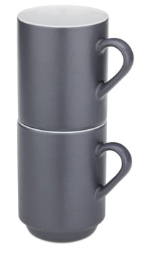 Kela Keramični vrč 300 ml Mattia komplet 2 kosov siva KL-12757