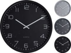 SEGNALE Stenska ura iz plastike 30 cm svetlo siva KO-C37362100svse