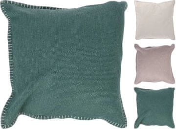 HOMESTYLING Okrasna bombažna blazina 45 x 45 cm bela KO-A35822130bila