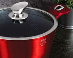 Berlingerhaus Komplet posode z marmorno površino, 3 kosi, Burgundy Metallic Line