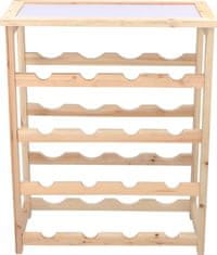 LIFETIME Leseno stojalo za vino za 16 steklenic ED-231821