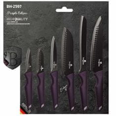Berlingerhaus Set nožev z neprebojno plastjo 6 kosov Purple Eclipse Collection BH-2597