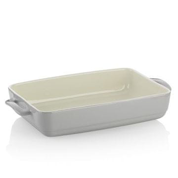Kela Keramični pekač MALIN 37,5 x 22 cm siv KL-15293