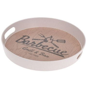 EXCELLENT Okrogel pladenj za serviranje 30 cm Barbeque KO-177600260barb