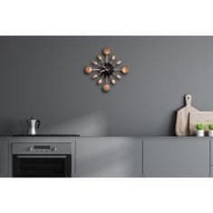 Berlingerhaus Kuhinjska stenska ura Black Rose Collection I BH-9480