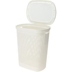 EXCELLENT Koš za perilo s pokrovom 60 l bež KO-027100390bezo