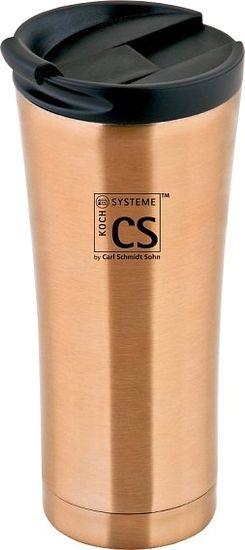 CS Solingen Termo vrč iz nerjavečega jekla 0,5 l Brilon gold CS-060763gold