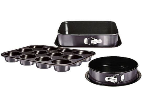 Berlingerhaus Plošče za peko s titanovo površino komplet 3 Carbon PRO Line BH-7637