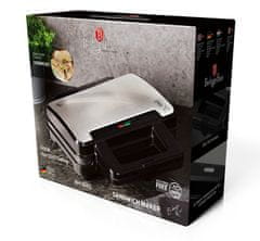 Berlingerhaus Aparat za pripravo sendvičev z neprijemljivo površino 900 W Black Silver Collection BH-9140