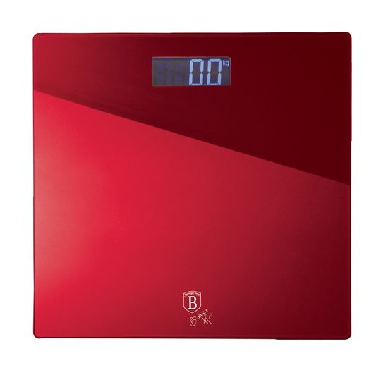 Berlingerhaus Osebna digitalna tehtnica 150 kg Burgundija Metallic Line BH-9351