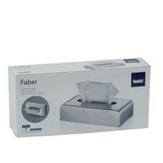 Kela Kozmetična škatla za robčke FABER iz nerjavečega jekla KL-22860