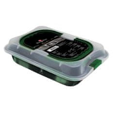 Berlingerhaus Pladenj za peko s pokrovom prenosni 36,5 x 24,5 cm Emerald Collection BH-7843