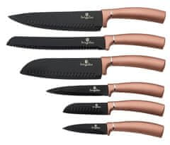 Berlingerhaus Komplet nožev s površino proti prijemanju 6 kosov Rosegold Metallic Line BH-2543