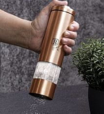 Berlingerhaus Električni mlinček za poper in sol, komplet 2 kosov, Rosegold Metallic Line