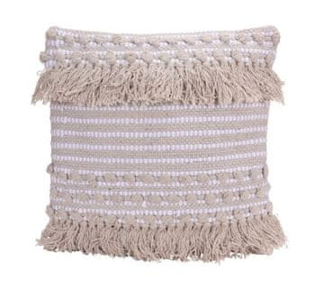 HOMESTYLING Okrasni vzglavnik s pentljami iz bombaža 45 x 45 cm DESIGN 3 KO-A35850010des3