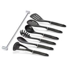 Berlingerhaus Kuhinjski pripomočki s stensko montažo 7 kosov Royal Black Collection BH-6327