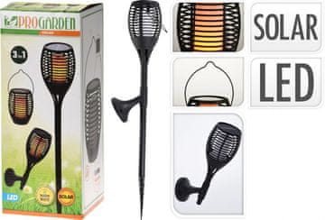 ProGarden Sončna vrtna svetilka PROGARDEN 3v1, 78 cm