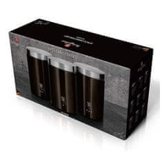 Berlingerhaus Komplet škatle za hrano 3 kosi Shiny Black Collection BH-6828