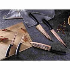 Garnitura nožev s površino proti prijemanju 5 kosov Black Rose Collection BL-2612