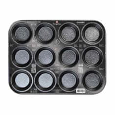 Berlingerhaus Pekač za mafine brez prijema 12 kosov Black Rose Collection BH-1436
