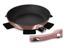 Berlingerhaus Ponev s snemljivim ročajem s titanovo površino 28 cm I-Rose Edition BH-6085