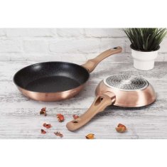 Berlingerhaus Komplet posode z marmorno površino, 15 kosov, Rosegold Metallic Line