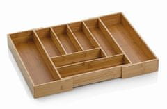 Kela Zložljiva kredenca KALMA bambus 35-58x43x6,5cm KL-12013