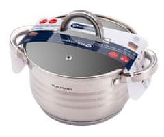 Blaumann Pekač iz nerjavečega jekla s pokrovom 26 cm Gourmet Line BL-1022