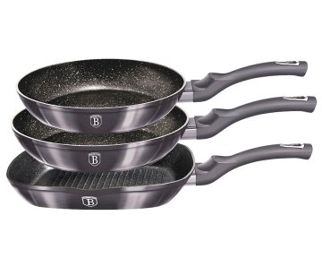Berlingerhaus Komplet ponvic z marmornato površino 3 kosi Carbon PRO Line BH-6904