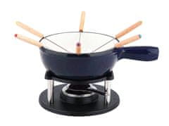 CS Kochsysteme Set litoželeznega pribora Fondue ALPEN modri CS-081522