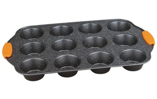 Berlingerhaus Pekač za mafine 12 kosov silikonskih ročajev Granit Diamond Line BH-1138