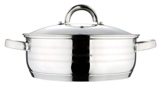 Blaumann Pekač / pekač s pokrovom iz nerjavečega jekla 20 cm Gourmet Line BL-1001