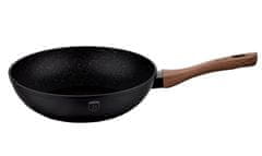Berlingerhaus WOK ponev z marmornato površino 28 cm EBONY Line Rosewood BH-1719