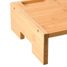 Bergner Miza za prenosni računalnik 41 x 28 x 10 cm Racing bambus BG-48001-MM