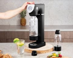 Berlingerhaus Naprava za pripravo sode SODABAR + 2 steklenici iz kolekcije Matte Black