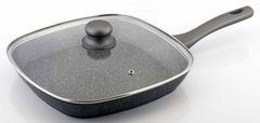 CS Solingen Ponev za peko na žaru s pokrovom in marmornato površino 28 cm EMDEN CS-060688