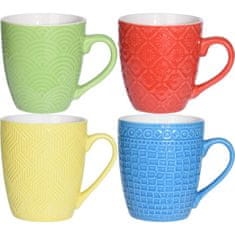 EXCELLENT Komplet 4 lončkov iz porcelana 240 ml KO-Q96000080
