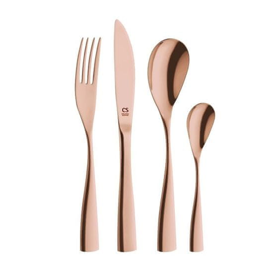 CS Solingen Set pribora iz nerjavečega jekla 24 kosov BOCHOLT ROSEGOLD CS-080181