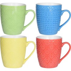 EXCELLENT Komplet 4 lončkov iz porcelana 380 ml KO-Q96000040