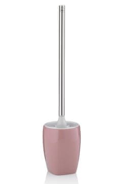 Kela WC ščetka LINDANO keramična roza 45 cm KL-20334