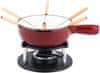 CS Kochsysteme Set litoželeznega pribora za Fondue ALPEN rdeč CS-078263