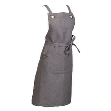 Kela Predpasnik Puro, 55 % bombaž/45 % lan, siv, 85,0 x 70,0 cm