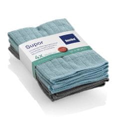 Kela Univerzalni komplet brisač 4 kosi SUPOR iz mikrovlaken zelena / siva KL-12731