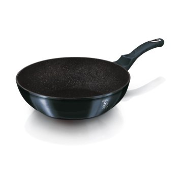 Berlingerhaus Wok z marmornato površino 28 cm Metallic Line Aquamarine Edition BH-1875