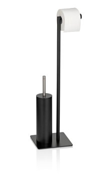 Kela Toaletni set stil kovina črna mat KL-22498