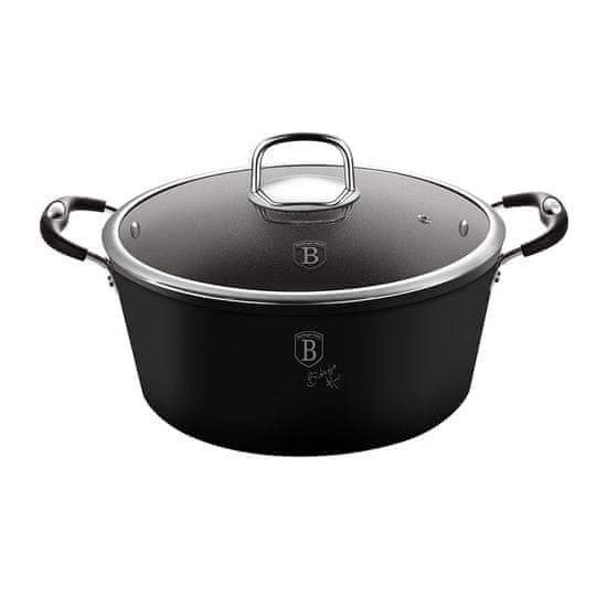 Berlingerhaus Pekač s pokrovom s titanovo površino 28 cm Black Professional Line BH-6124