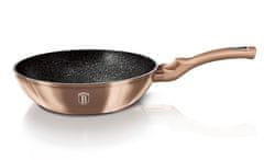 Berlingerhaus Wok z marmornato površino 30 cm Rosegold Metallic Line BH-6171