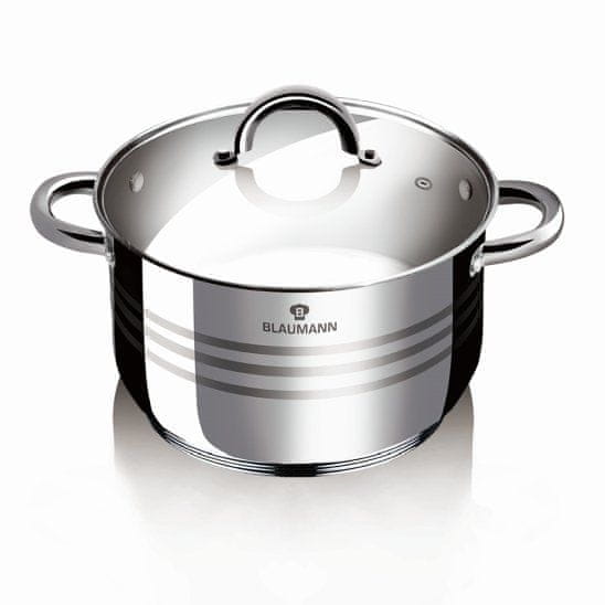 Blaumann Pekač iz nerjavečega jekla s pokrovom 16 cm Gourmet Line BL-1018