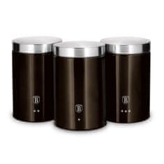 Berlingerhaus Komplet škatle za hrano 3 kosi Shiny Black Collection BH-6828