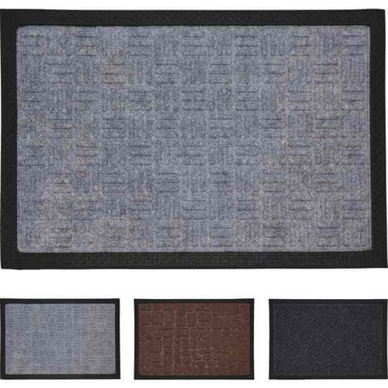 HOMESTYLING Podloga za čiščenje 60 x 40 cm, rjava KO-A48100010brown